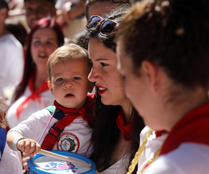Fotos del Struendo Txiki de San Fermín 2024.