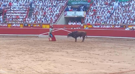 Luque ha perdido la oreja con su fallo con la espada