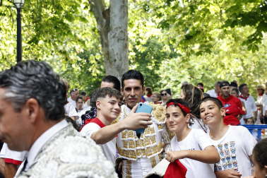 Alejandro Talavante, Daniel Luque y Juan Ortega lidiaron con toros de la ganadería Domingo Hernández este jueves 11 de julio