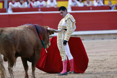 Alejandro Talavante, Daniel Luque y Juan Ortega lidiaron con toros de la ganadería Domingo Hernández este jueves 11 de julio