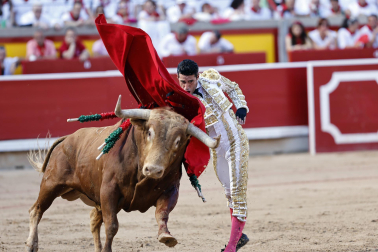 Alejandro Talavante, Daniel Luque y Juan Ortega lidiaron con toros de la ganadería Domingo Hernández este jueves 11 de julio