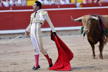 Alejandro Talavante, Daniel Luque y Juan Ortega lidiaron con toros de la ganadería Domingo Hernández este jueves 11 de julio