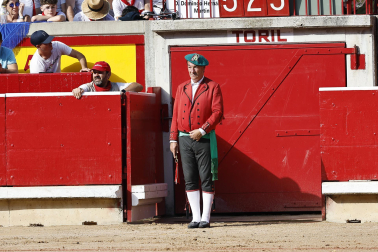 Alejandro Talavante, Daniel Luque y Juan Ortega lidiaron con toros de la ganadería Domingo Hernández este jueves 11 de julio