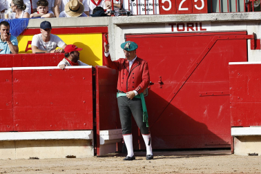 Alejandro Talavante, Daniel Luque y Juan Ortega lidiaron con toros de la ganadería Domingo Hernández este jueves 11 de julio