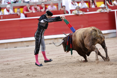 Alejandro Talavante, Daniel Luque y Juan Ortega lidiaron con toros de la ganadería Domingo Hernández este jueves 11 de julio