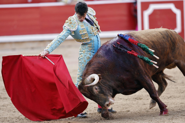 Alejandro Talavante, Daniel Luque y Juan Ortega lidiaron con toros de la ganadería Domingo Hernández este jueves 11 de julio