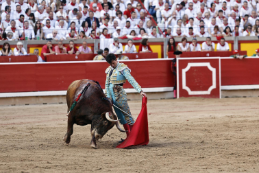 Alejandro Talavante, Daniel Luque y Juan Ortega lidiaron con toros de la ganadería Domingo Hernández este jueves 11 de julio