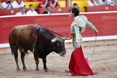 Alejandro Talavante, Daniel Luque y Juan Ortega lidiaron con toros de la ganadería Domingo Hernández este jueves 11 de julio