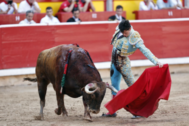 Alejandro Talavante, Daniel Luque y Juan Ortega lidiaron con toros de la ganadería Domingo Hernández este jueves 11 de julio