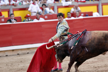 Alejandro Talavante, Daniel Luque y Juan Ortega lidiaron con toros de la ganadería Domingo Hernández este jueves 11 de julio