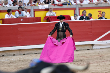 Alejandro Talavante, Daniel Luque y Juan Ortega lidiaron con toros de la ganadería Domingo Hernández este jueves 11 de julio
