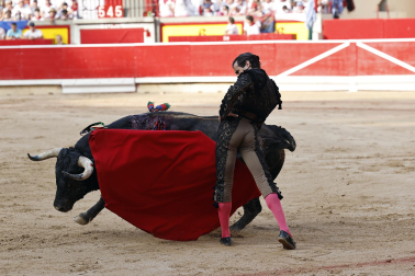 Alejandro Talavante, Daniel Luque y Juan Ortega lidiaron con toros de la ganadería Domingo Hernández este jueves 11 de julio