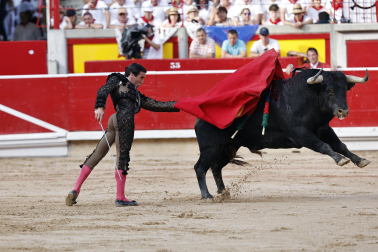 Alejandro Talavante, Daniel Luque y Juan Ortega lidiaron con toros de la ganadería Domingo Hernández este jueves 11 de julio