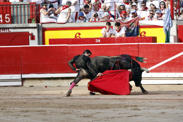 Alejandro Talavante, Daniel Luque y Juan Ortega lidiaron con toros de la ganadería Domingo Hernández este jueves 11 de julio