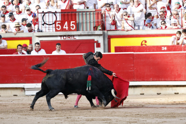 Alejandro Talavante, Daniel Luque y Juan Ortega lidiaron con toros de la ganadería Domingo Hernández este jueves 11 de julio