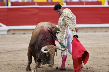 Alejandro Talavante, Daniel Luque y Juan Ortega lidiaron con toros de la ganadería Domingo Hernández este jueves 11 de julio