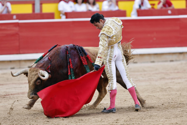 Alejandro Talavante, Daniel Luque y Juan Ortega lidiaron con toros de la ganadería Domingo Hernández este jueves 11 de julio