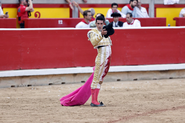 Alejandro Talavante, Daniel Luque y Juan Ortega lidiaron con toros de la ganadería Domingo Hernández este jueves 11 de julio