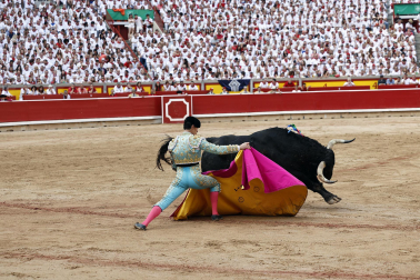 Alejandro Talavante, Daniel Luque y Juan Ortega lidiaron con toros de la ganadería Domingo Hernández este jueves 11 de julio