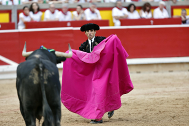 Alejandro Talavante, Daniel Luque y Juan Ortega lidiaron con toros de la ganadería Domingo Hernández este jueves 11 de julio