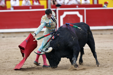 Alejandro Talavante, Daniel Luque y Juan Ortega lidiaron con toros de la ganadería Domingo Hernández este jueves 11 de julio