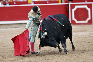Alejandro Talavante, Daniel Luque y Juan Ortega lidiaron con toros de la ganadería Domingo Hernández este jueves 11 de julio