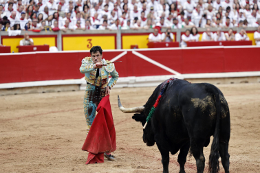 Alejandro Talavante, Daniel Luque y Juan Ortega lidiaron con toros de la ganadería Domingo Hernández este jueves 11 de julio