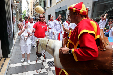 Fotos de Gigantes y Cabezudos en San Fermín 2024./