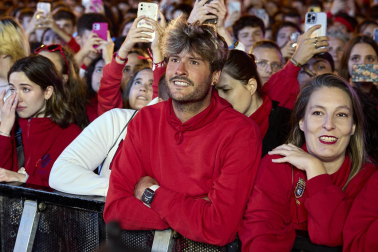 Concierto de Belén Aguilera en la Plaza del Castillo.