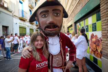Salida de la Comparsa de Gigantes y Cabezudos este domingo 14 de julio.