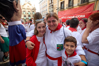 Salida de la Comparsa de Gigantes y Cabezudos este domingo 14 de julio.