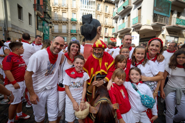 Salida de la Comparsa de Gigantes y Cabezudos este domingo 14 de julio.