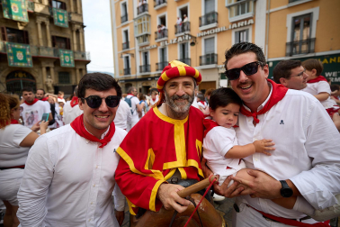 Salida de la Comparsa de Gigantes y Cabezudos este domingo 14 de julio.