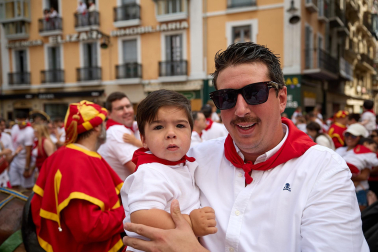 Salida de la Comparsa de Gigantes y Cabezudos este domingo 14 de julio.