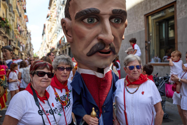 Salida de la Comparsa de Gigantes y Cabezudos este domingo 14 de julio.