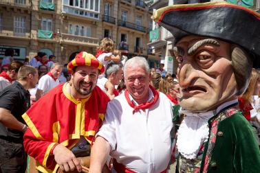 Salida de la Comparsa de Gigantes y Cabezudos este domingo 14 de julio.