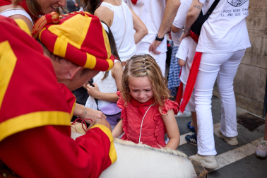 Salida de la Comparsa de Gigantes y Cabezudos este domingo 14 de julio.