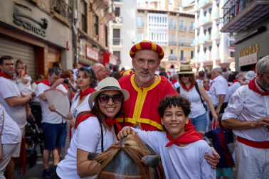 Salida de la Comparsa de Gigantes y Cabezudos este domingo 14 de julio.