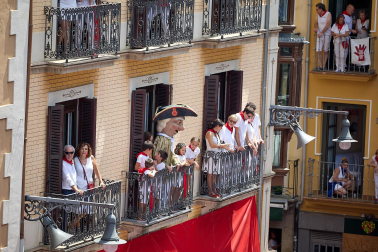 Salida de la Comparsa de Gigantes y Cabezudos este domingo 14 de julio.