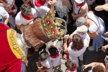 Salida de la Comparsa de Gigantes y Cabezudos este domingo 14 de julio.