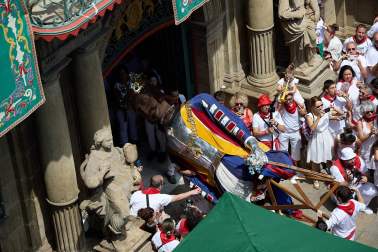Salida de la Comparsa de Gigantes y Cabezudos este domingo 14 de julio.