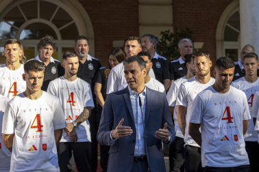 Celebración de la selección española tras la consecución de la Eurocopa 2024.