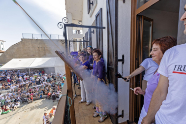 Imágenes del inicio de las fiestas de Irurtzun