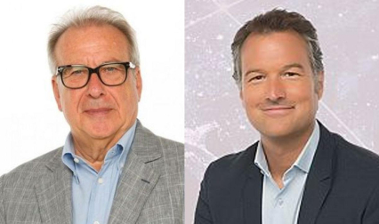 Josep Cuní (izda.) sustituirá a Íñigo Alfonso en las  'Las Mañanas de RNE'