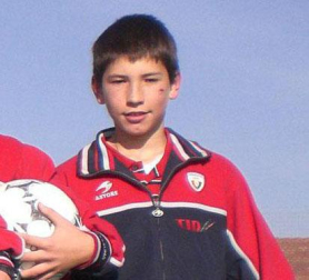 Con 13 años, siendo infantil, fue recogepelotas del Interescolar