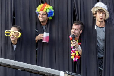 Siroco Circo ofreció su espectáculo 'L'appel du vide'.