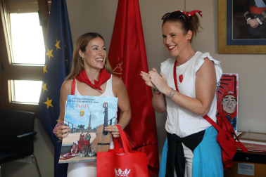 Cohete de inicio de las fiestas de Funes 2024.