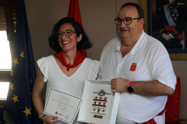 Cohete de inicio de las fiestas de Funes 2024.