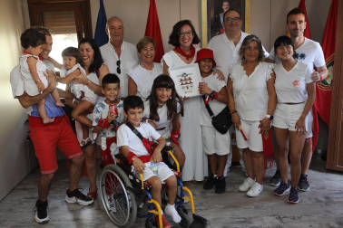 Cohete de inicio de las fiestas de Funes 2024.