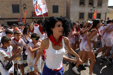Cohete de inicio de las fiestas de Funes 2024.